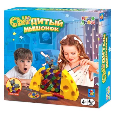 Игра настольная СЫРдитый мышонок 1toy Т16689